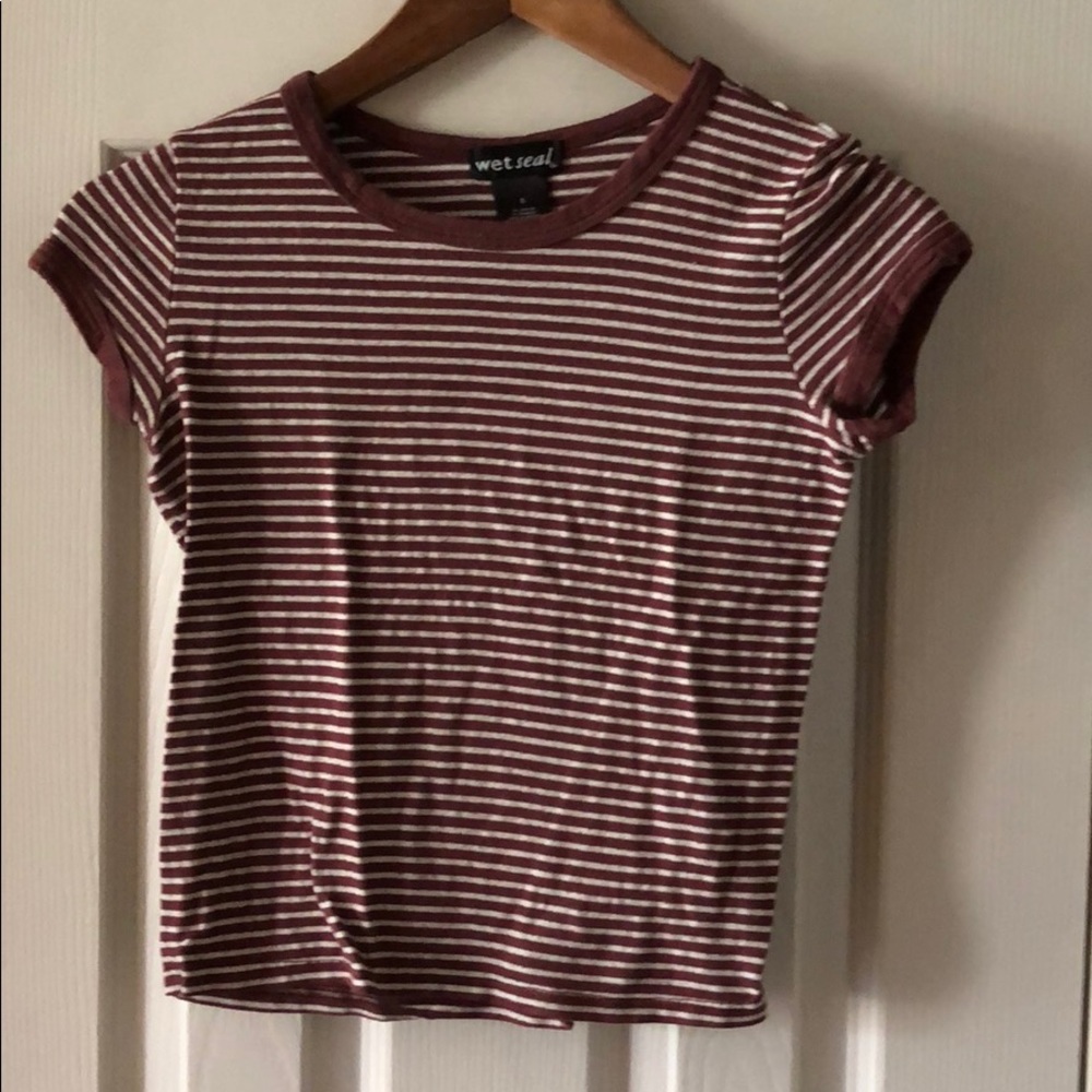 Wet seal crop shirt